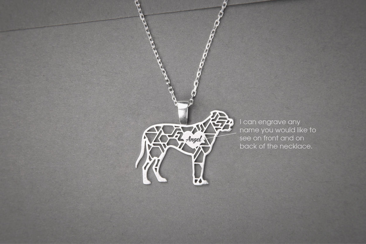 MASTIFF Modern Silver Necklace - 1 Main image