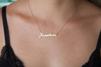 Custom CURSIVE Name Necklace - Model7 - 2