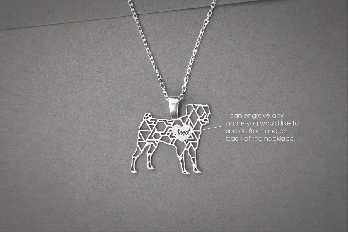 PUG Modern Silver Necklace - 1 Main image