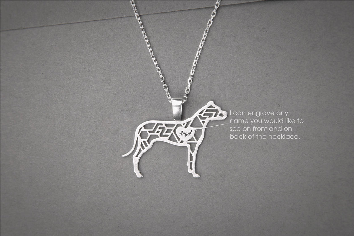 DOGO ARGENTINO Modern Silver Necklace - 1 Main image