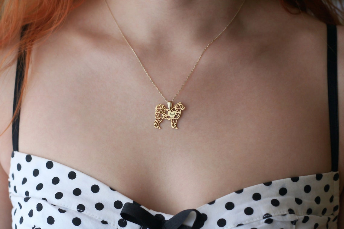 GERMAN SHORTHAIR POINTER Modern Silver Necklace Secondary image