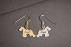 SCHNAUZER Dangle Silver Earring - 1