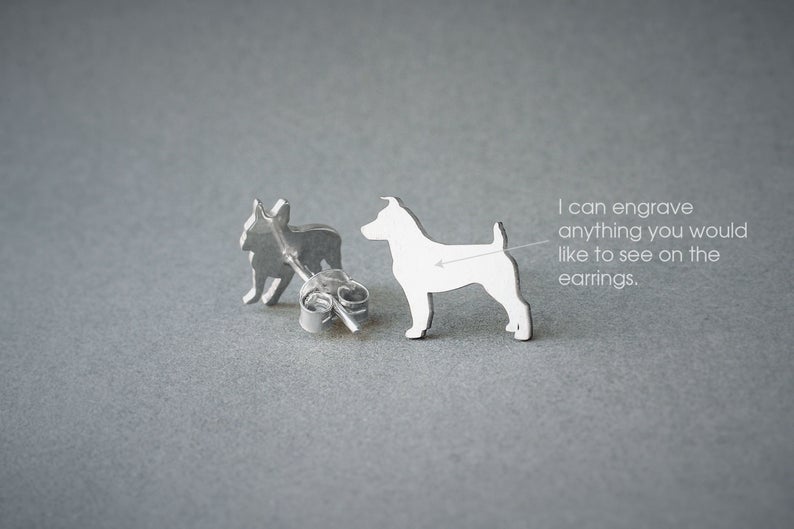 JACK RUSSELL Stud Silver Earring - 1 Main image