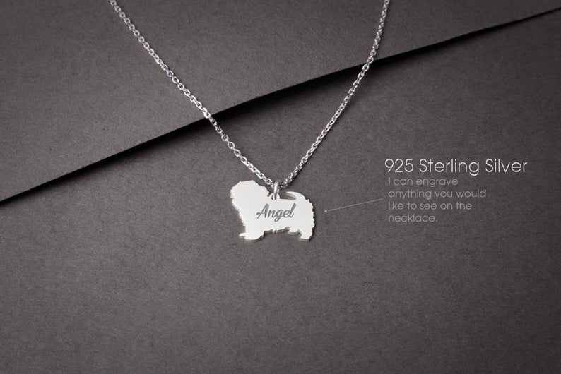 MALTESE TERRIER Tiny Silver Necklace - 1 Main image