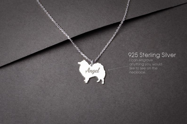 JAPANESE SPITZ Tiny Silver Necklace - 1 Main image