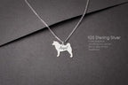 AKITA Tiny Silver Necklace - 1