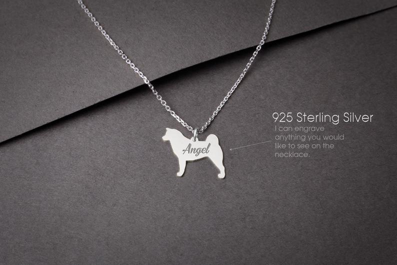 AKITA Tiny Silver Necklace - 1