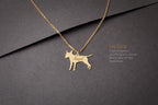 PINSCHER 14K Solid GOLD Tiny Necklace - 1