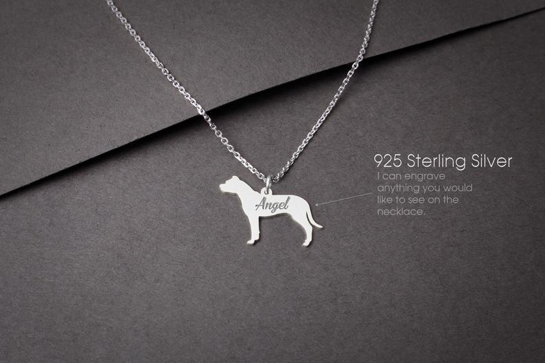 DOGO ARGENTINO Tiny Silver Necklace - 1 Main image