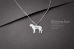 MASTIFF Tiny Silver Necklace - 1