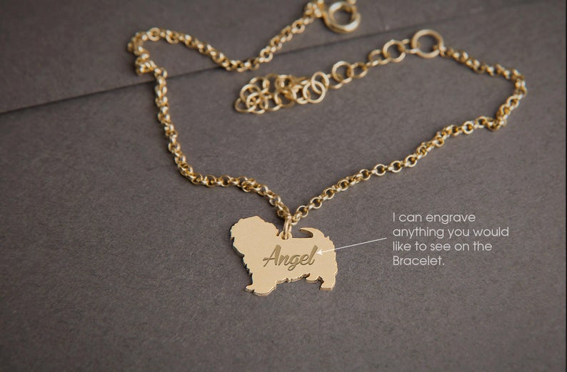 MALTESE TERRIER Tiny Silver Bracelet - 1 Main image