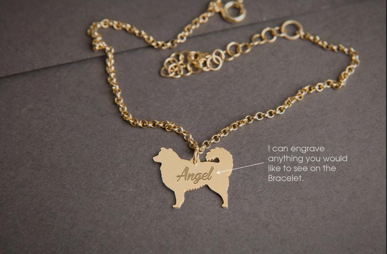 AUSTRALIAN SHEPHERD Tiny Silver Bracelet - 1 Main image