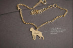 BOSTON TERRIER Tiny Silver Bracelet - 1