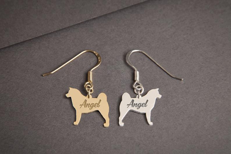 AKITA Dangle Silver Earring - 1 Main image
