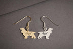 COCKER SPANIEL Dangle Silver Earring - 1