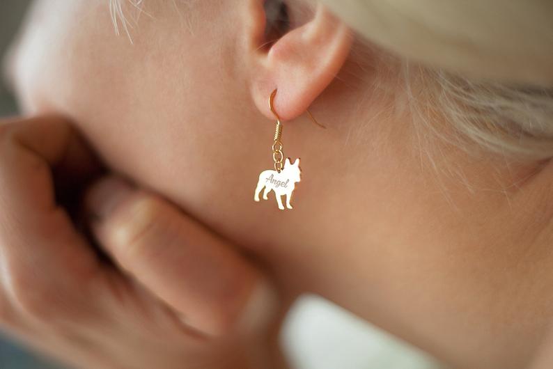 PEMBROKE WELSH CORGI Dangle Silver Earring Secondary image