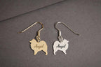 SAMOYED Dangle Silver Earring - 1