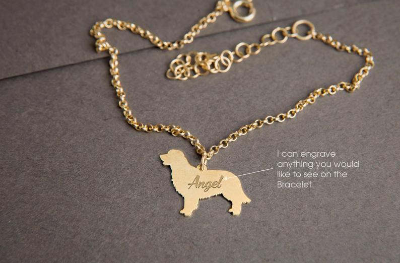 GOLDEN RETRIEVER Tiny Silver Bracelet - 1 Main image