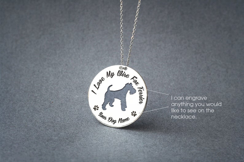 BELGIAN MALINOIS Disc Silver Necklace - 1 Main image