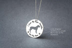 DOGO ARGENTINO Disc Silver Necklace - 1