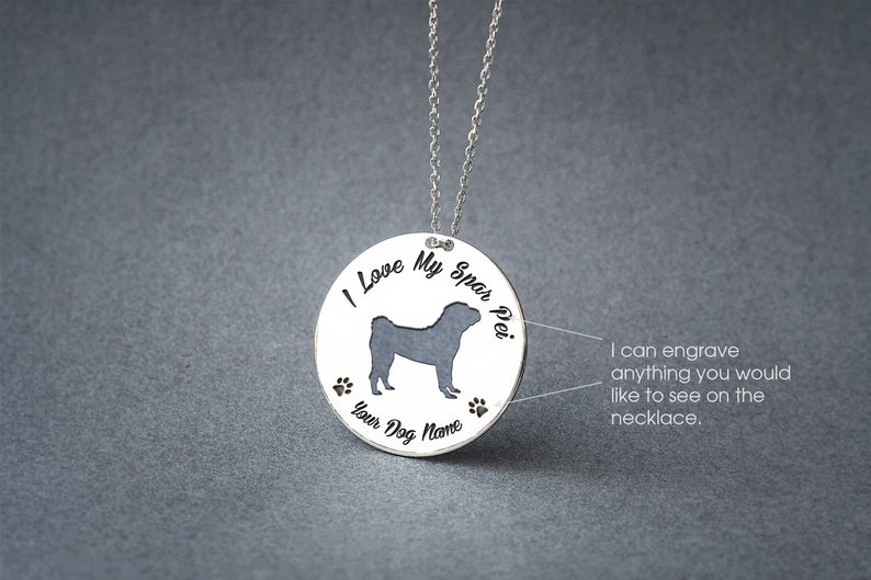 SHAR PEI Disc Silver Necklace - 1 Main image
