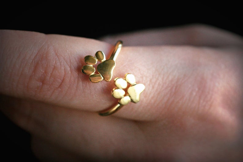 Adjustable SPIRAL PAW Ring Secondary image