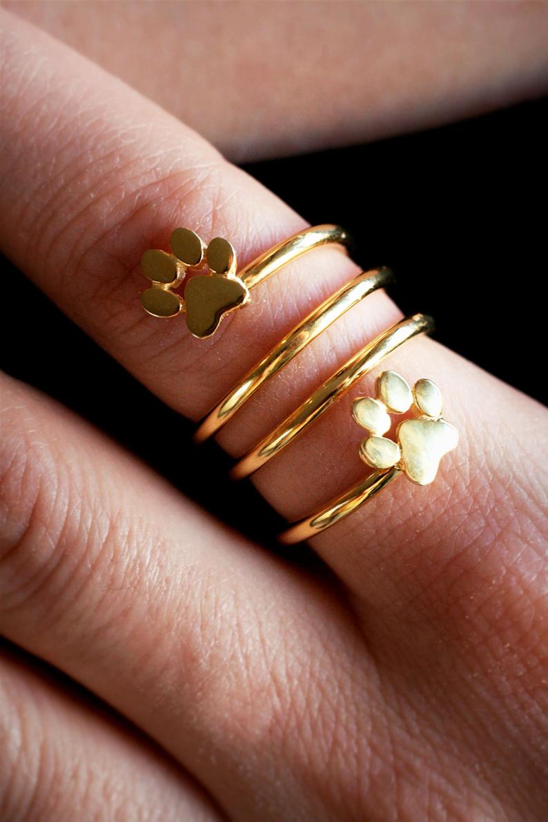Adjustable 3 SPIRAL PAW Ring Secondary image