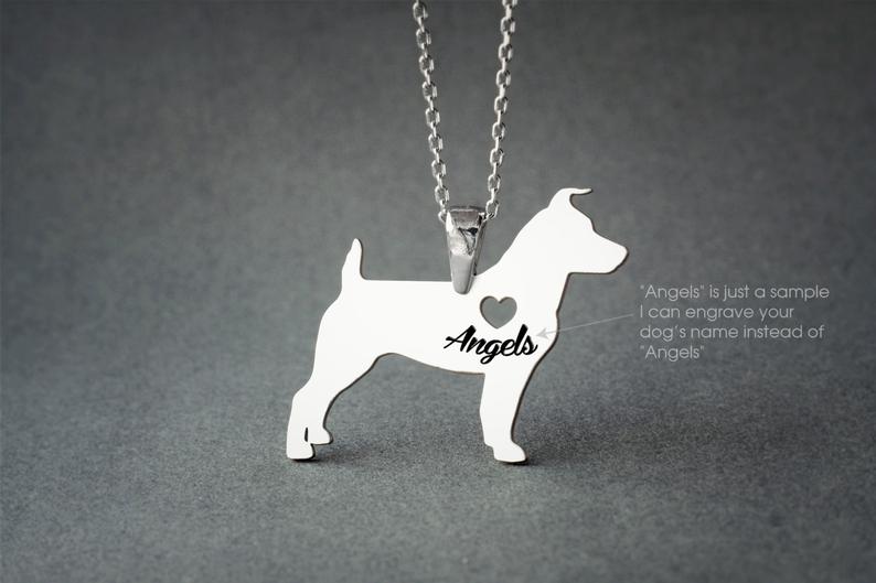 JACK RUSSELL Heart Silver Necklace - 1 Main image