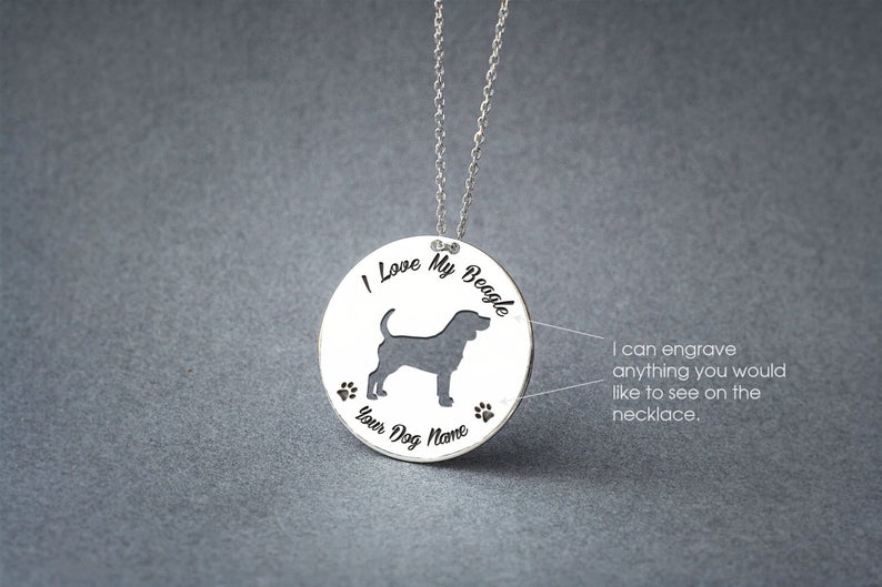 BEAGLE Disc Silver Necklace - 1 Main image