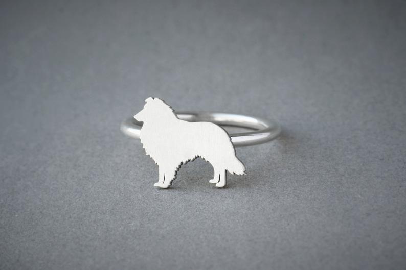 SHETLAND SHEEPDOG Classic Silver Ring - 1 Main image