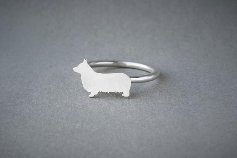 PEMBROKE WELSH CORGI Classic Silver Ring - 1 Main image