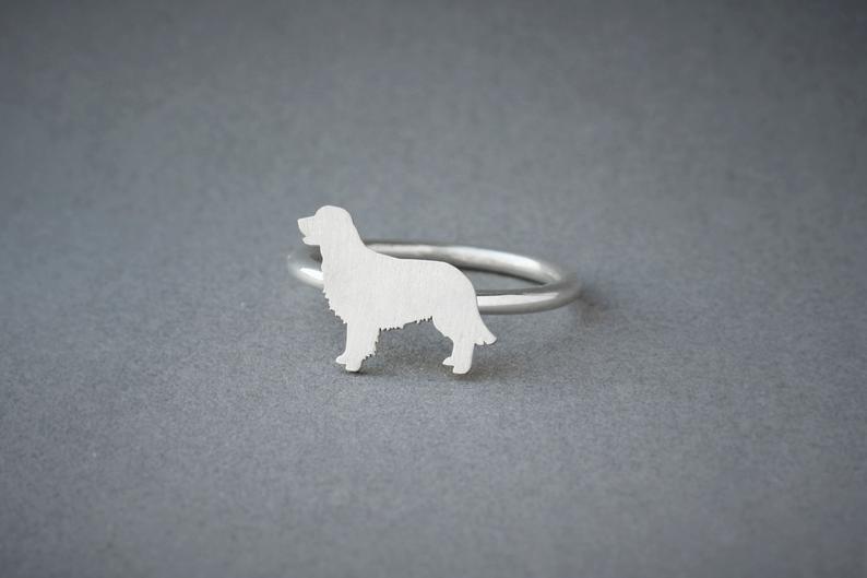 GOLDEN RETRIEVER Classic Silver Ring - 1 Main image
