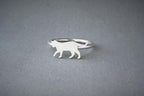 CAT SHORTHAIRED Classic Silver Ring - 1