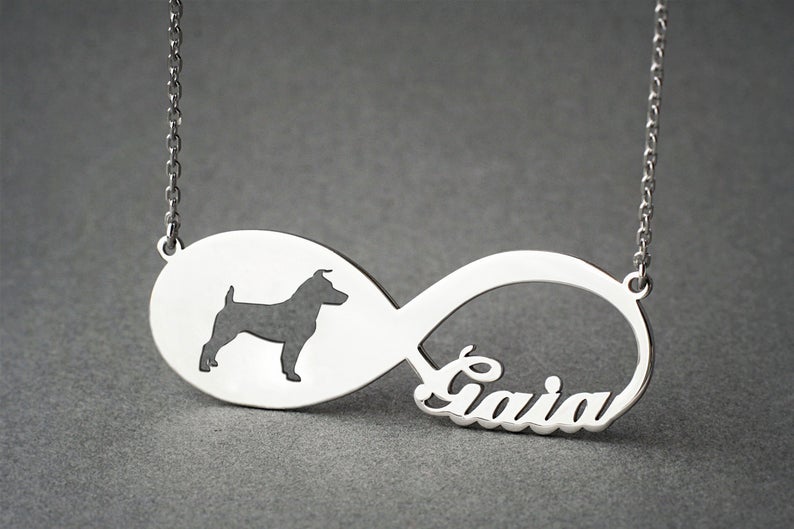 JACK RUSSELL Infinity Silver Necklace - 1 Main image
