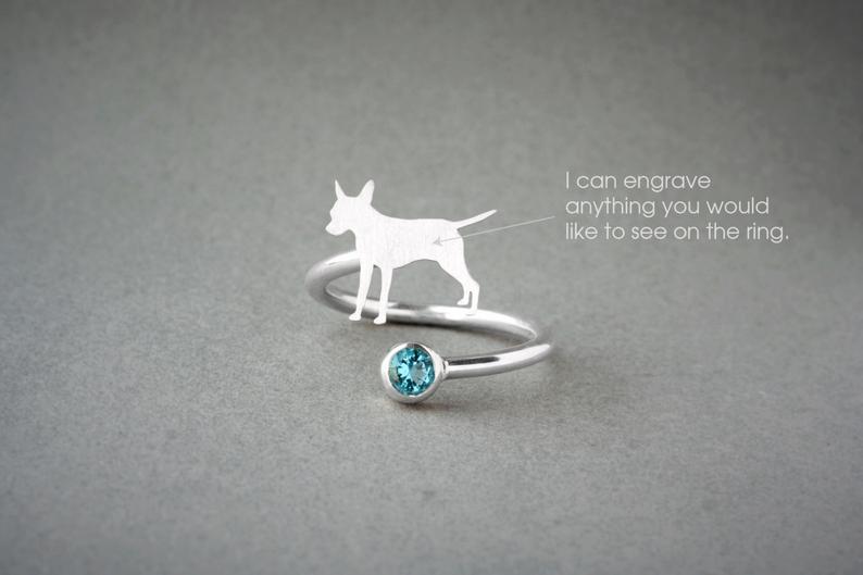 PINSCHER-Birthstone Silver Ring - 1 Main image