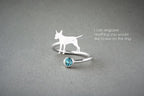 PINSCHER-Birthstone Silver Ring - 1
