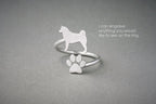 AKITA-Paw Silver Ring - 1